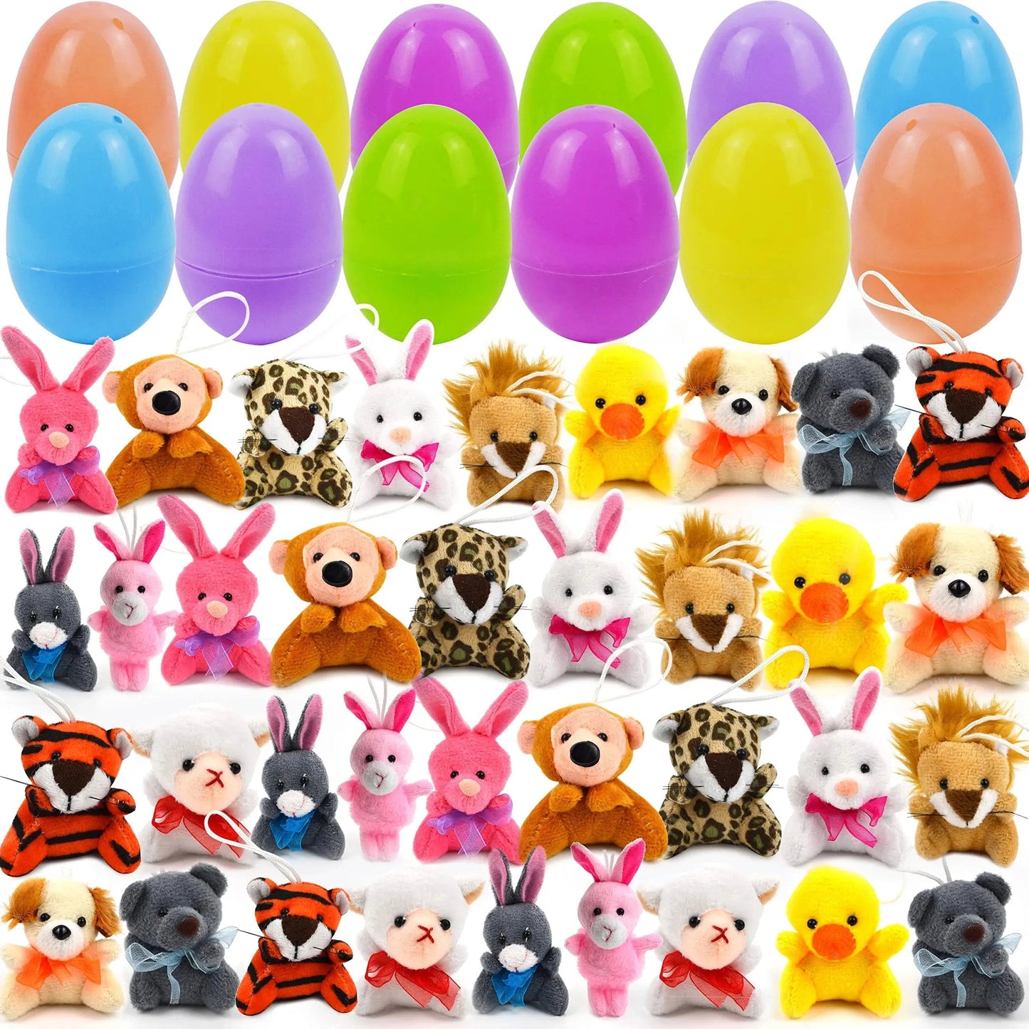 🥚 Une Surprise dans Chaque Œuf ! | Collection de Mini Peluches Uniques | Couleurs Vives, Sans Bonbons 🐰【PROMO ÉCLAIR】