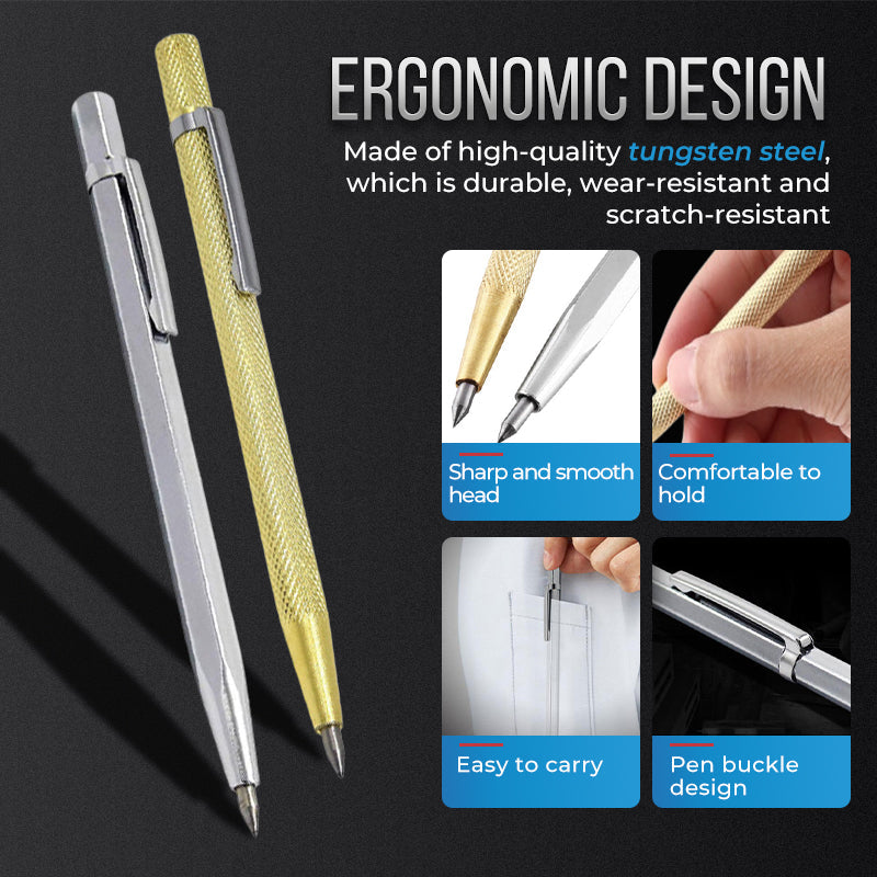 🔥 50 % de réduction ! ✏️ Stylo Marqueur en Acier au Tungstène – Coupe Verre, Carrelage, Marbre & Métal avec Précision Chirurgicale ! 💎🔧