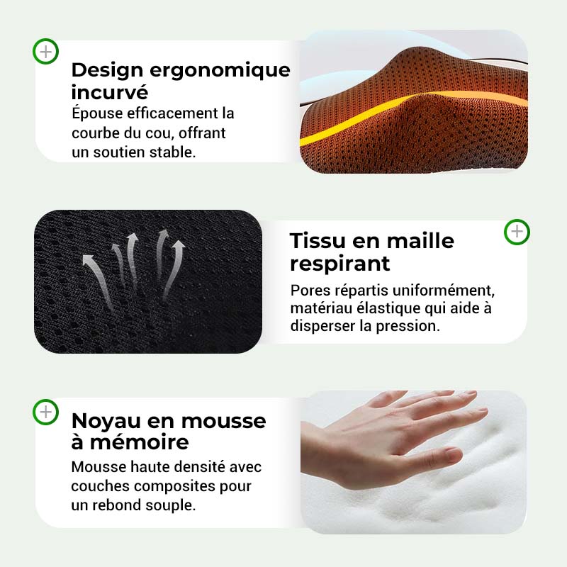 ✨✨Votre propre masseur☺️Coussin de massage multifonctionnel à pétrissage profond avec chaleur【Livraison gratuite】