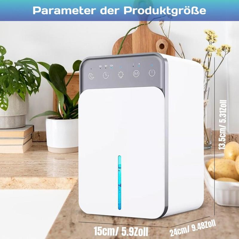 Déshumidificateur Ntelligent - 220 V Avec Voyants LED Multicolores et Minuterie Automatique - Faible Consommation D'énergie et Fonctionnement Silencieux - Idéal Pour Les Chambres à Coucher et Les Caves