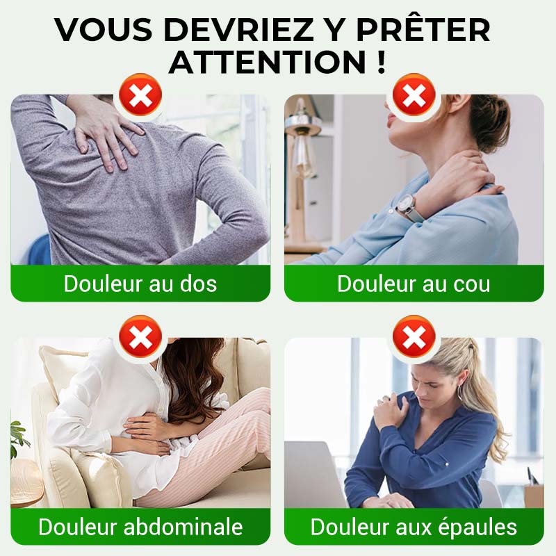 ✨✨Votre propre masseur☺️Coussin de massage multifonctionnel à pétrissage profond avec chaleur【Livraison gratuite】