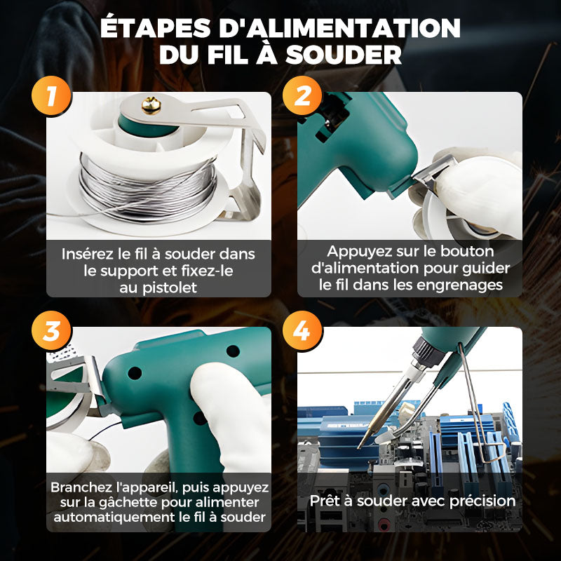 🔥2025 ventes chaudes🔥Offre à durée limitée 66% de réduction⚒️Fer à souder électrique 80 W à haut rendement