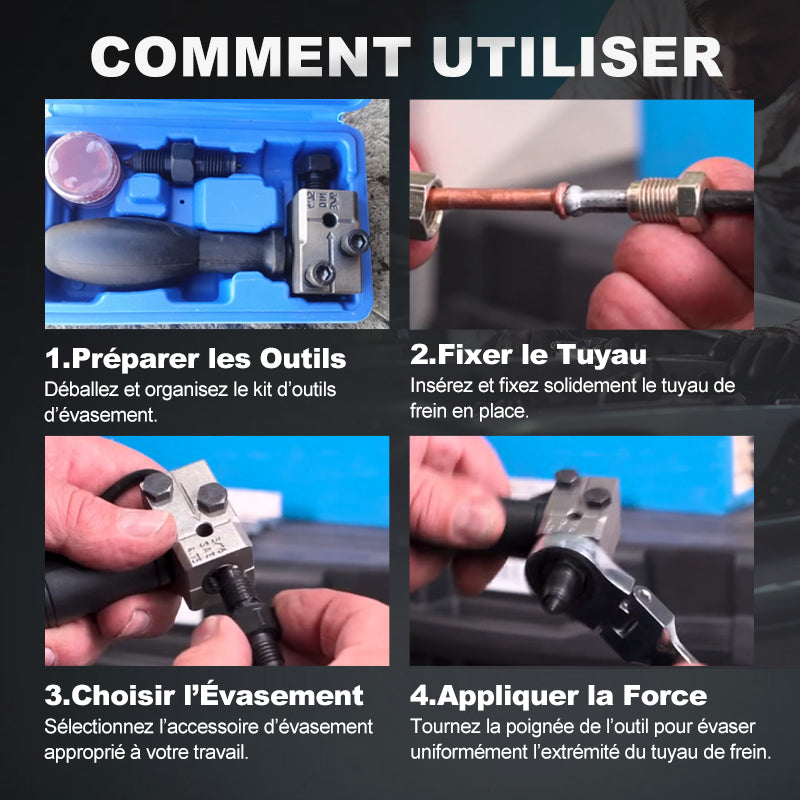 🔥60 % DE RÉDUCTION 🔧 Kit d'outils universel pour freins de voiture ⚙️ Précision 4,75 mm, haute efficacité, sûr et stable