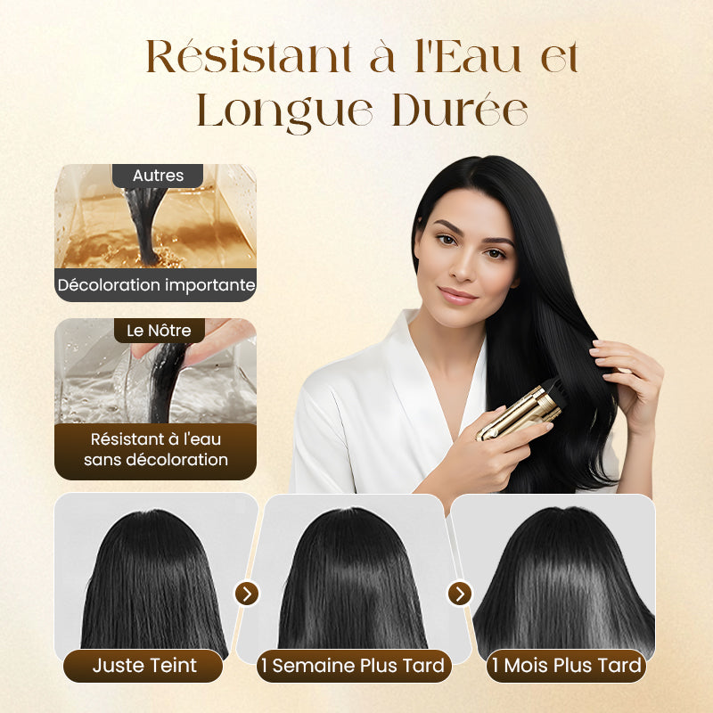🔥 DERNIERES HEURES – 50% DE RÉDUCTION ! Peigne Colorant 2 en 1 pour Cheveux Gris – Sans Chimie, Sans Taches, Résistant à l’Eau