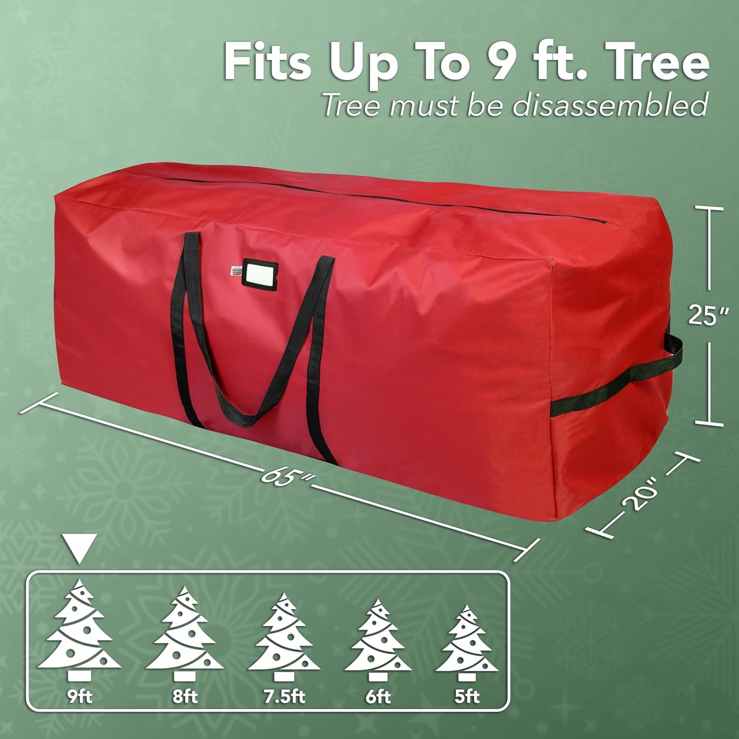 🎅Soldes de Noël 50 % DE RÉDUCTION🌟Sac de rangement imperméable et résistant pour sapin de Noël 🎄
