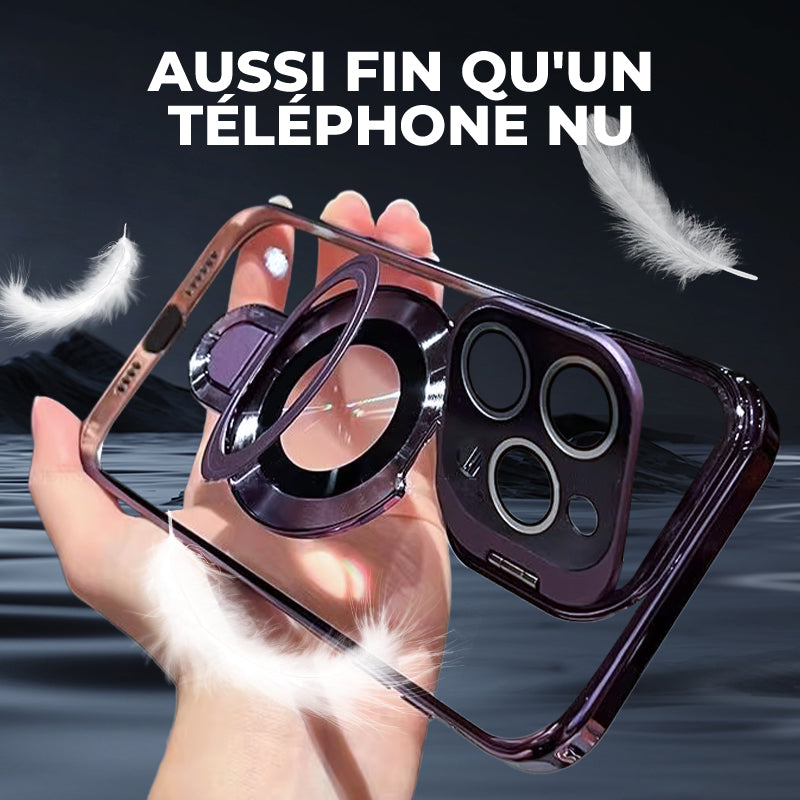 🎬📱Coque iPhone Double Support 😎 | Pratique et Stylish