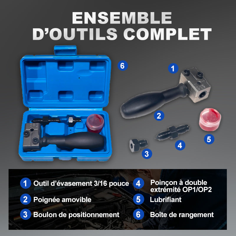 🔥60 % DE RÉDUCTION 🔧 Kit d'outils universel pour freins de voiture ⚙️ Précision 4,75 mm, haute efficacité, sûr et stable