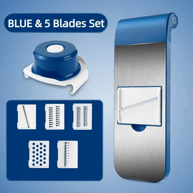 📢📢50 % de réduction📍Hachoir de cuisine multifonctionnel 7 en 1 en acier inoxydable avec protège-mains