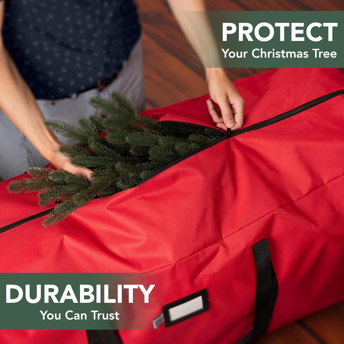 🎅Soldes de Noël 50 % DE RÉDUCTION🌟Sac de rangement imperméable et résistant pour sapin de Noël 🎄