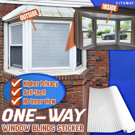 🎁Christmas 49% OFF⏳One-Way Imitation Blinds Privacy Window Cover