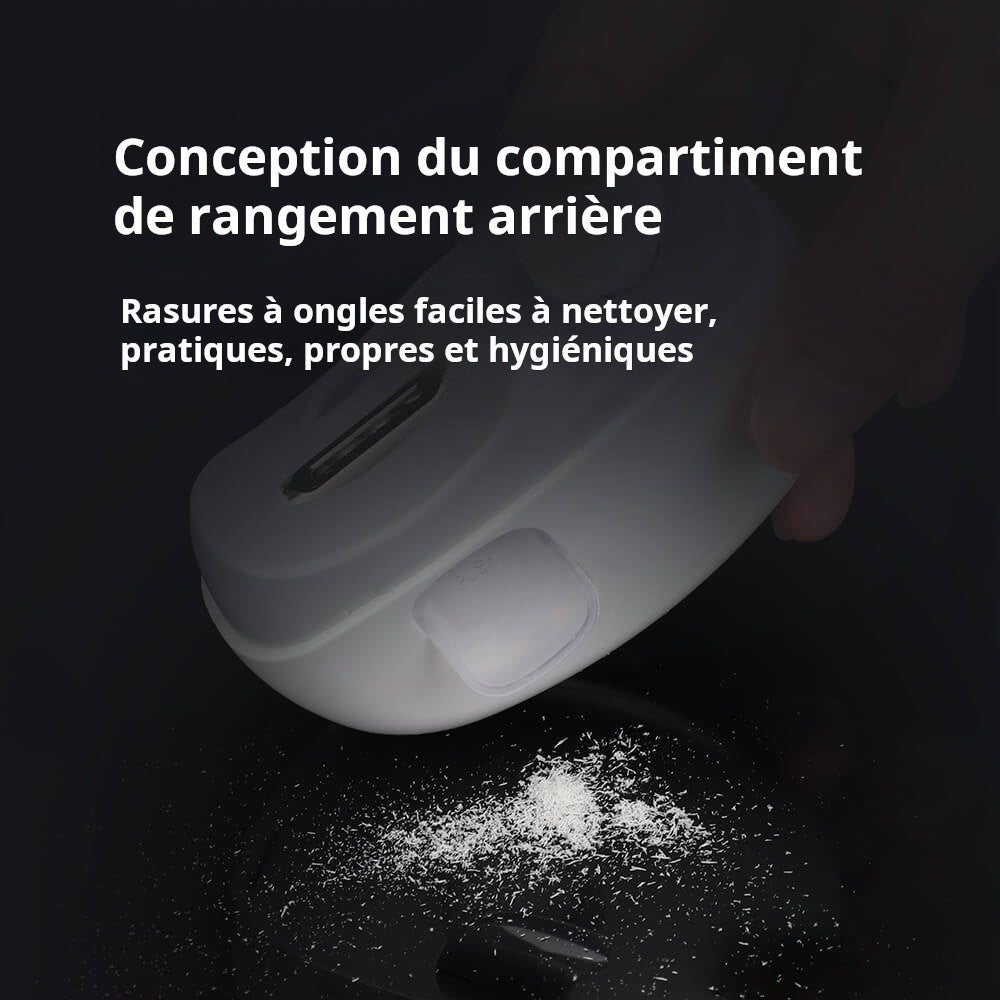 💞Durée limitée🔥2 en 1 Coupe-ongles Électrique Automatique avec Polissage