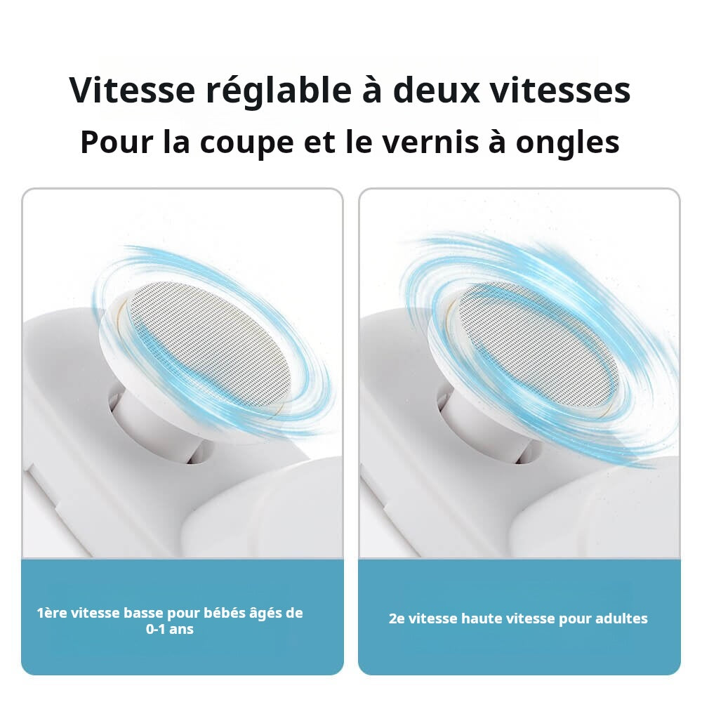 💞Durée limitée🔥2 en 1 Coupe-ongles Électrique Automatique avec Polissage