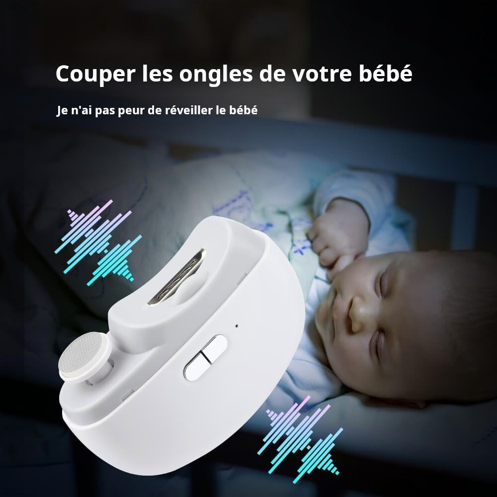 💞Durée limitée🔥2 en 1 Coupe-ongles Électrique Automatique avec Polissage