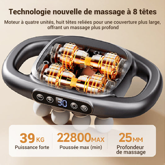 🔥Offre spéciale 2025🔥Ensemble de pistolets de massage à 16 têtes et 8 disques（Livraison gratuite）