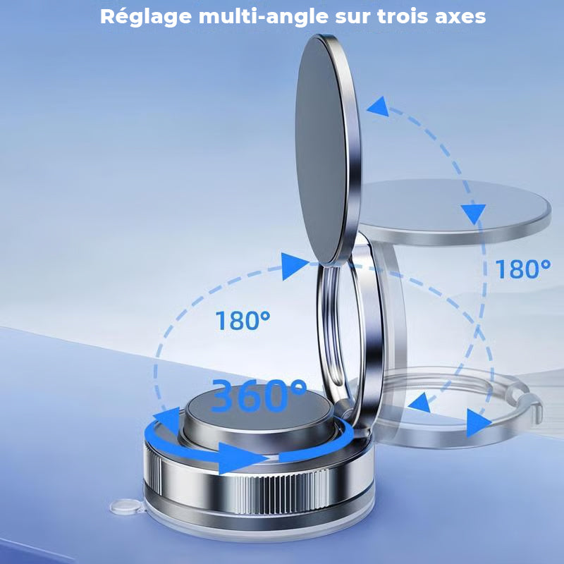 🔥Acheter plus, économiser plus🔄Porte-téléphone magnétique à vide réglable sur 360°📱🚗