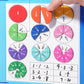 🏆VENTE DU DERNIER JOUR 50 % DE RÉDUCTION💖Puzzle de livre de fractions magnétiques pour enfants
