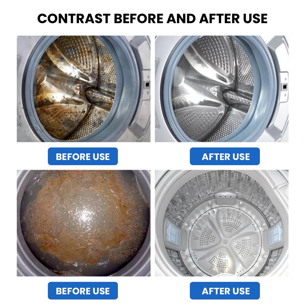📢 Achetez 5, obtenez 5 GRATUITS ⏰ Tablettes de Nettoyage pour Lave-Linge – Éliminent les résidus, désinfectent à 99 % & compatibles hublot/frontal ! 🌀🧼