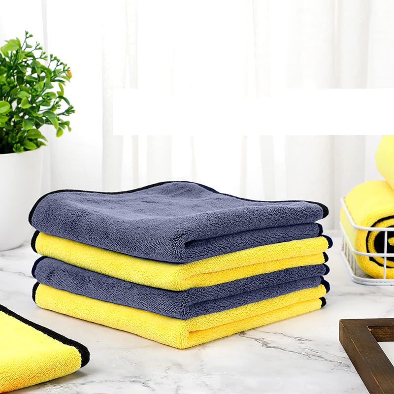 Serviette de lavage en microfibre corail