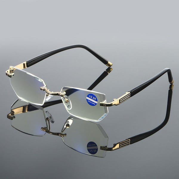 Lunettes de lecture intelligentes à double foyer anti-lumière bleue de haute dureté Sapphire