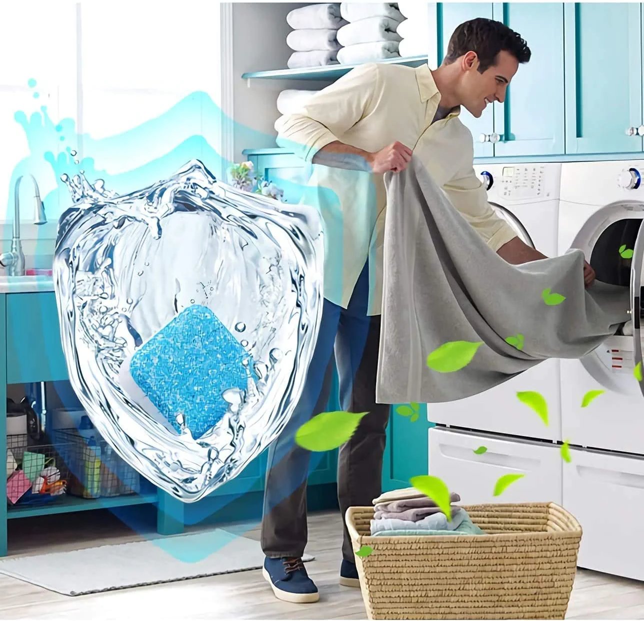 📢 Achetez 5, obtenez 5 GRATUITS ⏰ Tablettes de Nettoyage pour Lave-Linge – Éliminent les résidus, désinfectent à 99 % & compatibles hublot/frontal ! 🌀🧼