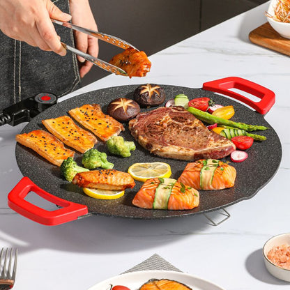 [Quality Life] Non-stick indoor electric griddle, 50% OFF! 🔥🍳✨ Come and enjoy!