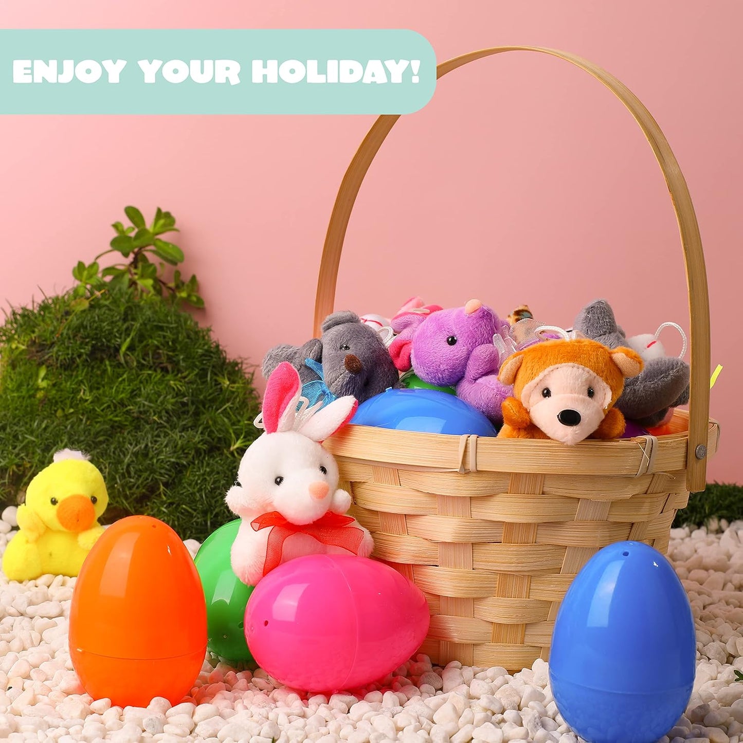 🥚 Une Surprise dans Chaque Œuf ! | Collection de Mini Peluches Uniques | Couleurs Vives, Sans Bonbons 🐰【PROMO ÉCLAIR】