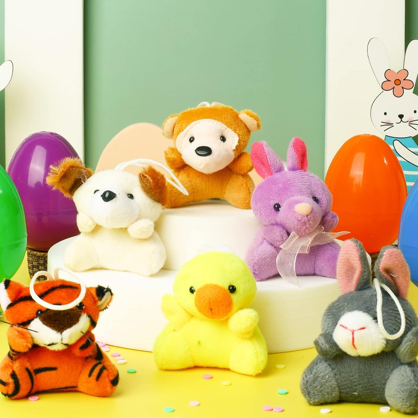 🥚 Une Surprise dans Chaque Œuf ! | Collection de Mini Peluches Uniques | Couleurs Vives, Sans Bonbons 🐰【PROMO ÉCLAIR】