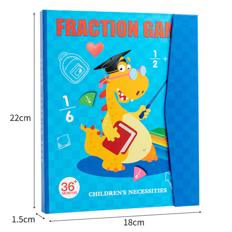 🏆VENTE DU DERNIER JOUR 50 % DE RÉDUCTION💖Puzzle de livre de fractions magnétiques pour enfants