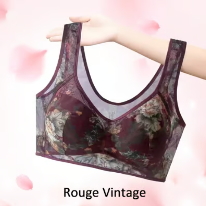 🎁Dernier jour-Achetez 1 Gratuit 1😍Soutien-gorge confort rafraîchissant en dentelle de soie glacée