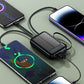 Batterie Externe Solaire Mini Autonome avec Câble Intégré