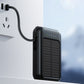 Batterie Externe Solaire Mini Autonome avec Câble Intégré