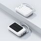 Batterie Externe Solaire Mini Autonome avec Câble Intégré