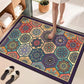 Tapis de porte géométrique bohème pour l'entrée