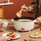 Casserole Multifonctionnelle Électrique Antiadhésive avec Cuiseur à Vapeur