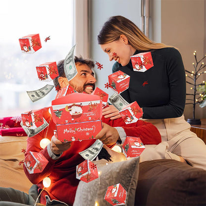 🎁Vente rapide 50% de réduction🎁Boîte-cadeau Surprise d'Explosion à Pop-up pour Argent