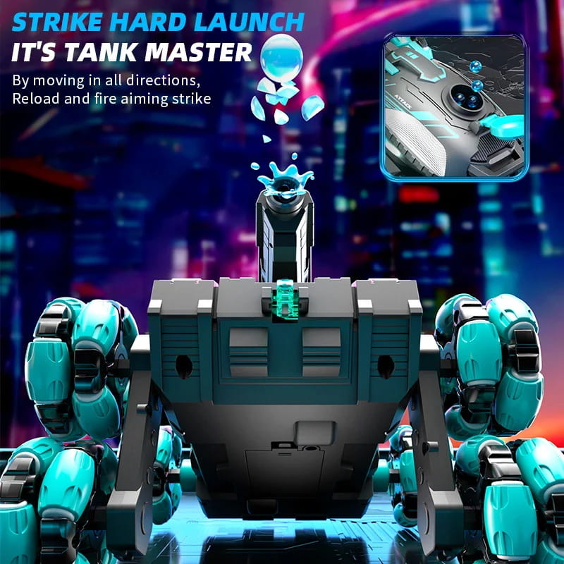 🤖 50% DE RÉDUCTION! ✨ CHAR 6X6 TÉLÉCOMMANDÉ - Transformation Rapide & Mode Combat, Moteur Puissant avec LED, Pour Enfants 8-12 Ans - Livraison Gratuite 🎁⚡