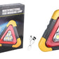 🔥2025 Nouveauté🔥 Feu d'avertissement de secours solaire triangulaire 3-en-1 pour bord de route