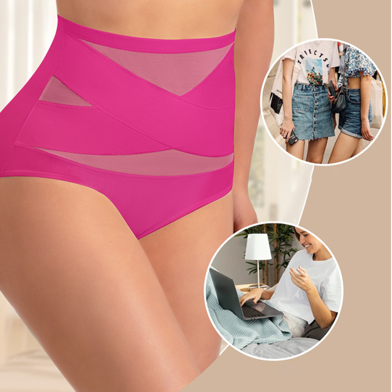 💗Achetez 1, obtenez 1 gratuit💗Sous-vêtements taille haute pour femmes avec contrôle du ventre