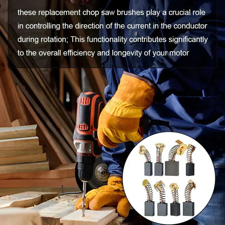 🔥Offre spéciale 2025🔥Ensemble de brosses en carbone pour outils électriques