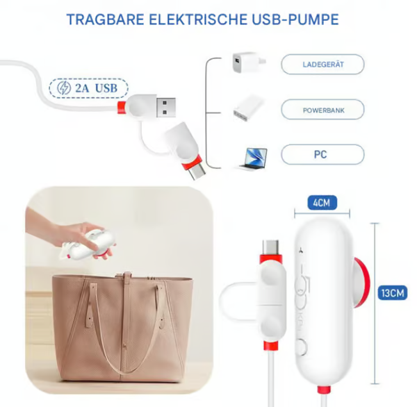 🎁Vente chaude 50% de réduction 🔥6 paquets de sacs de compression sous vide électriques USB - Gagnez de l'espace, voyagez léger !