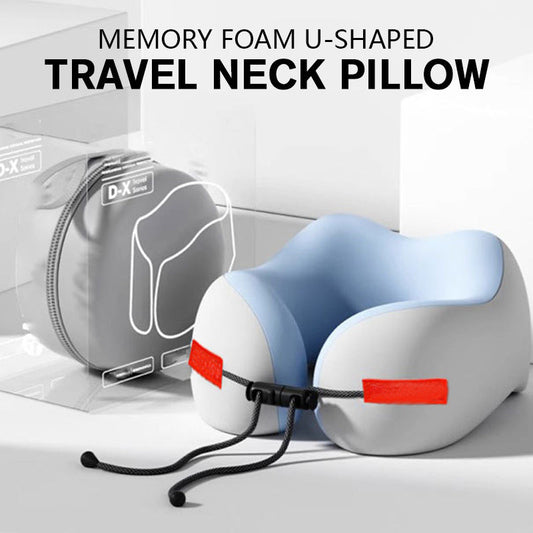 🎉Vente chaude de nouveaux produits 2025 - 50% de réduction ✨Oreiller de voyage en mousse à mémoire de forme en U 💤
