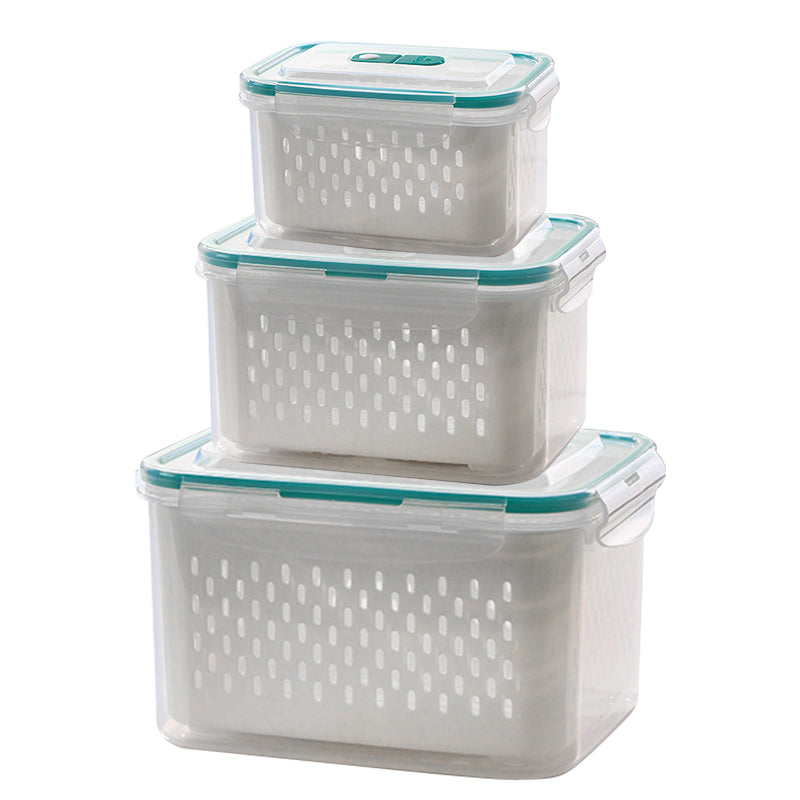 🔥Sommer-Schnäppchen 50% Rabatt💝2-in-1-Abtropfbehälter zum Frischhalten von Lebensmitteln