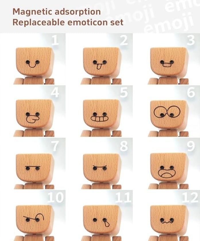 🔥Dernier jour de vente - 50% de réduction🔥Charmante petite figurine en bois qui se balance
