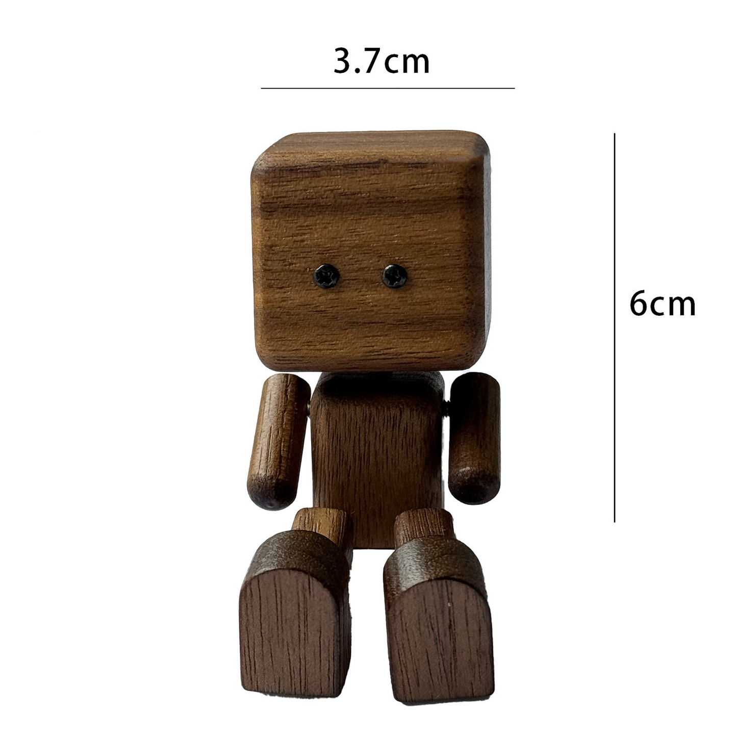 🔥Dernier jour de vente - 50% de réduction🔥Charmante petite figurine en bois qui se balance