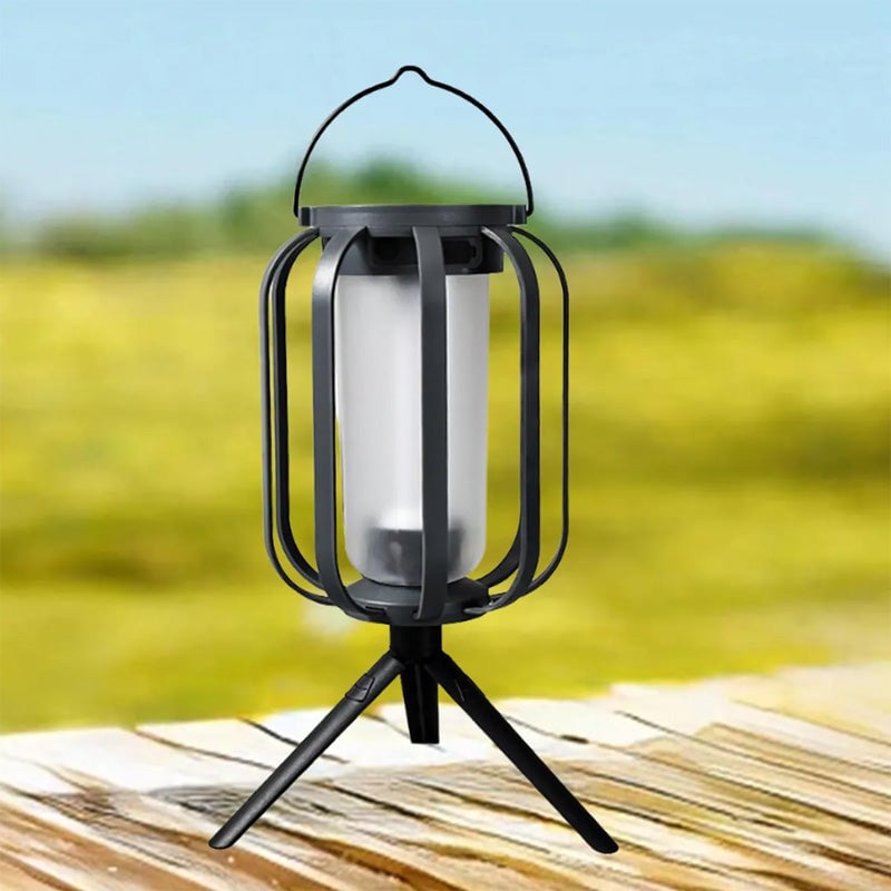 ✨️60% de réduction✨️Lampe d'extérieur en forme de lanterne solaire avec 4 modes d'éclairage