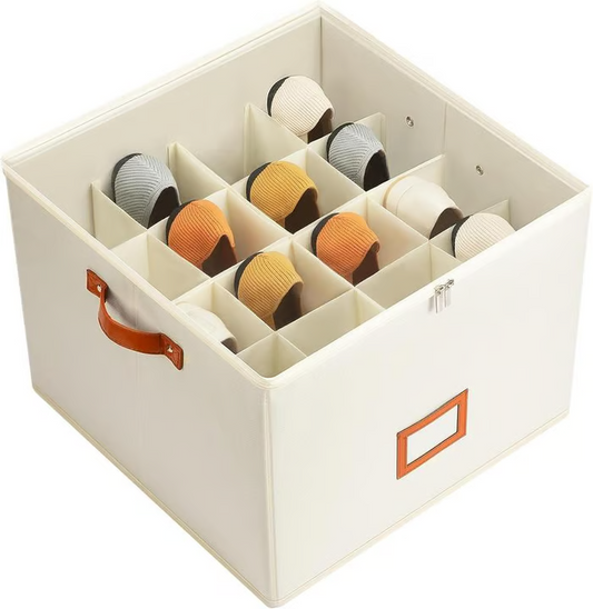 ⏳Offre à durée limitée : 57 % de réduction💥Organisateur de chaussures en tissu, boîte de rangement