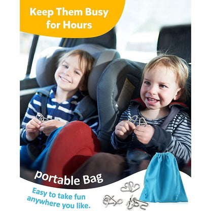 🧩 60% DE RÉDUCTION ! 🎉 Iron Link Brain Teaser Puzzle – Défi Mental, Anti-Stress & Qualité Métallique 📦