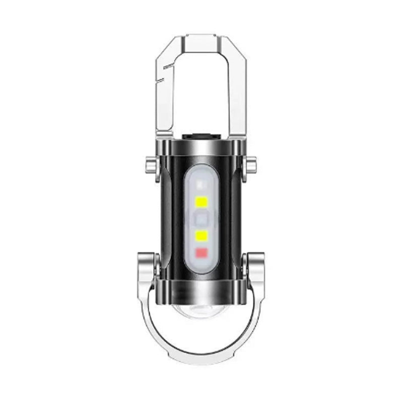 🔥Offre spéciale 2025🔥Lampe de poche porte-clés portable, rechargeable et lumineuse