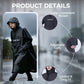 🔥Imperméable long imperméable à capuche pour scooters🌧️
