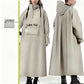 🔥Imperméable long imperméable à capuche pour scooters🌧️